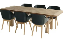 Hartman Sophie Studio dining armstoel - Night Green - Teak poot OP=OP
