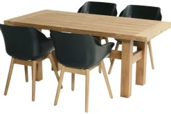 Hartman Sophie Studio dining armstoel - Night Green - Teak poot OP=OP