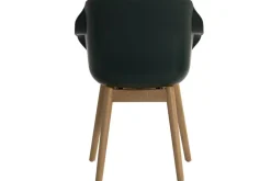 Hartman Sophie Studio dining armstoel - Night Green - Teak poot OP=OP