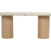 Hartman Sophie/Valencia ovale tuinset voor 6 personen 220x100 cm. - Cappuccino
