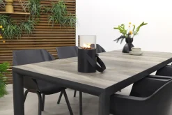 Hartman Sophie Xerix/Kings 6-persoons dining tuinset 220x100 cm. - Antraciet