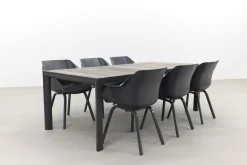 Hartman Sophie Xerix/Kings 6-persoons dining tuinset 220x100 cm. - Antraciet
