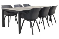 Hartman Sophie Xerix/Kings 6-persoons dining tuinset 220x100 cm. - Antraciet