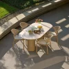 Hartman Taragona stapelbare rope dining tuinstoel - Cappuccino