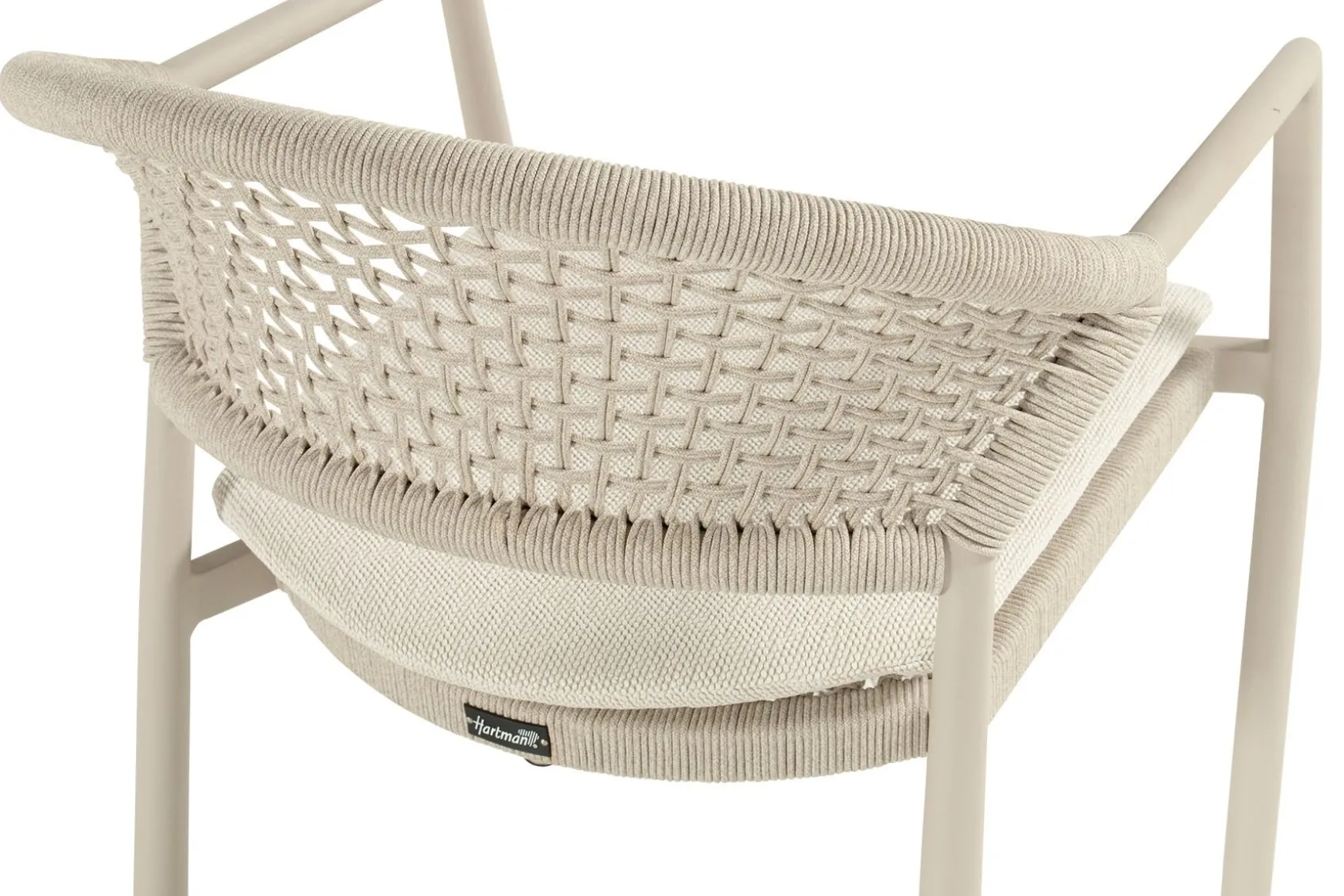 Hartman Taragona stapelbare rope dining tuinstoel - Sand