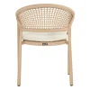 Hartman Taragona/Valencia ovale stapelbare tuinset voor 6 personen 220x100 cm. - Cappuccino