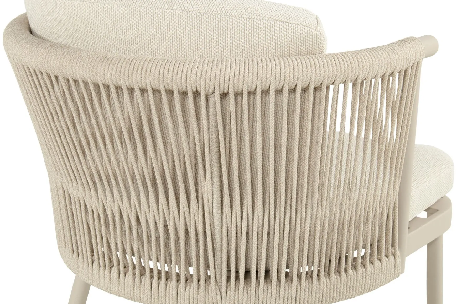Hartman Toledo/Girona ronde rope tuinset voor 4 personen 120 cm. - Sand