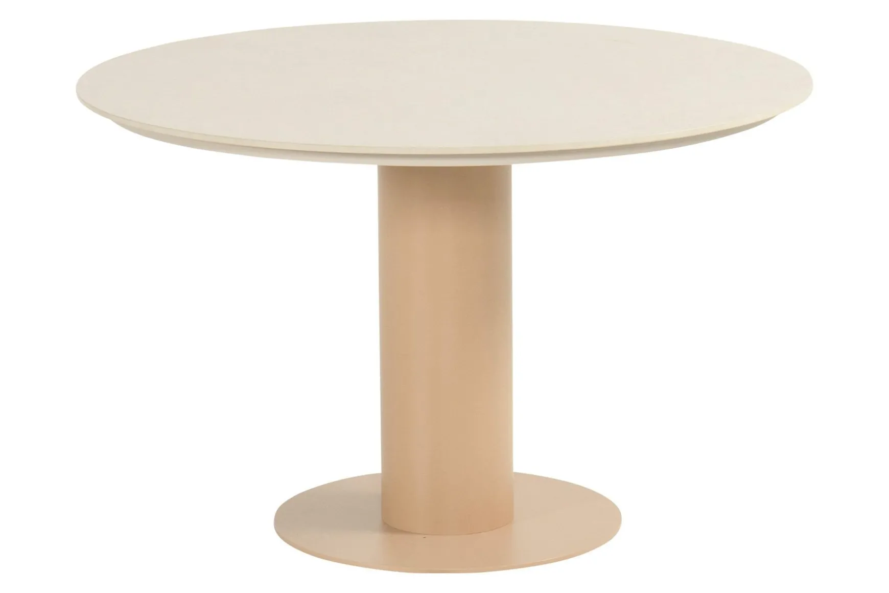 Hartman Toledo/Girona ronde rope tuinset voor 4 personen 120 cm. - Cappuccino