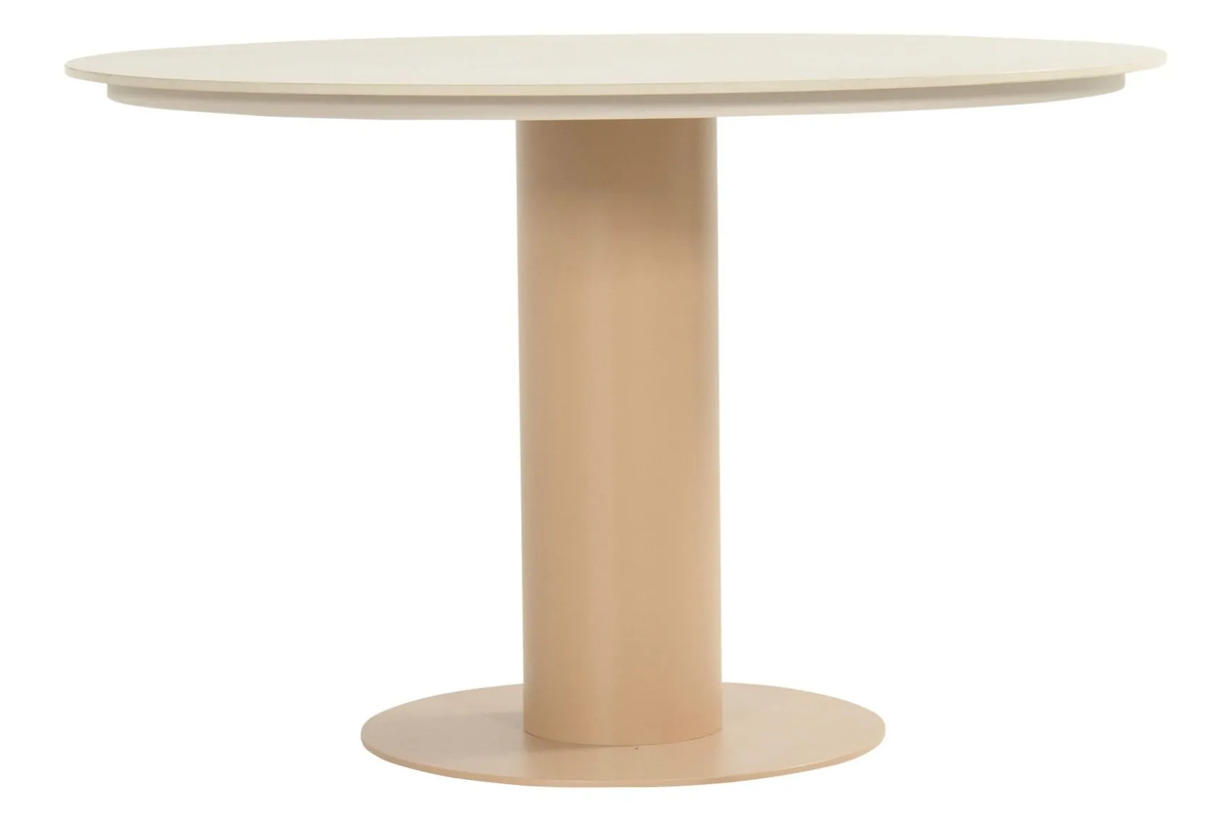 Hartman Toledo/Girona ronde rope tuinset voor 4 personen 120 cm. - Cappuccino