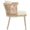 Hartman Toledo rope dining tuinstoel - Cappuccino