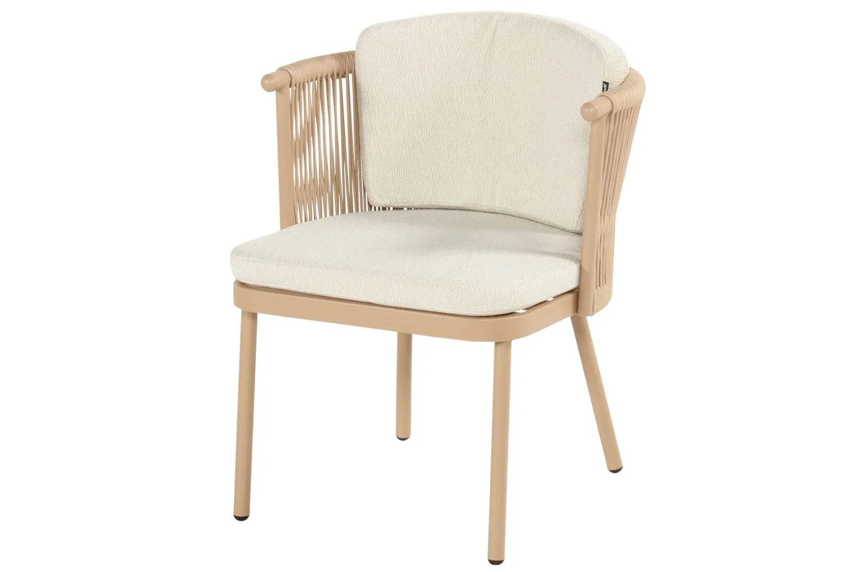Hartman Toledo rope dining tuinstoel - Cappuccino