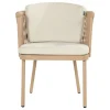 Hartman Toledo/Valencia ovale tuinset voor 6 personen 220x100 cm. - Cappuccino