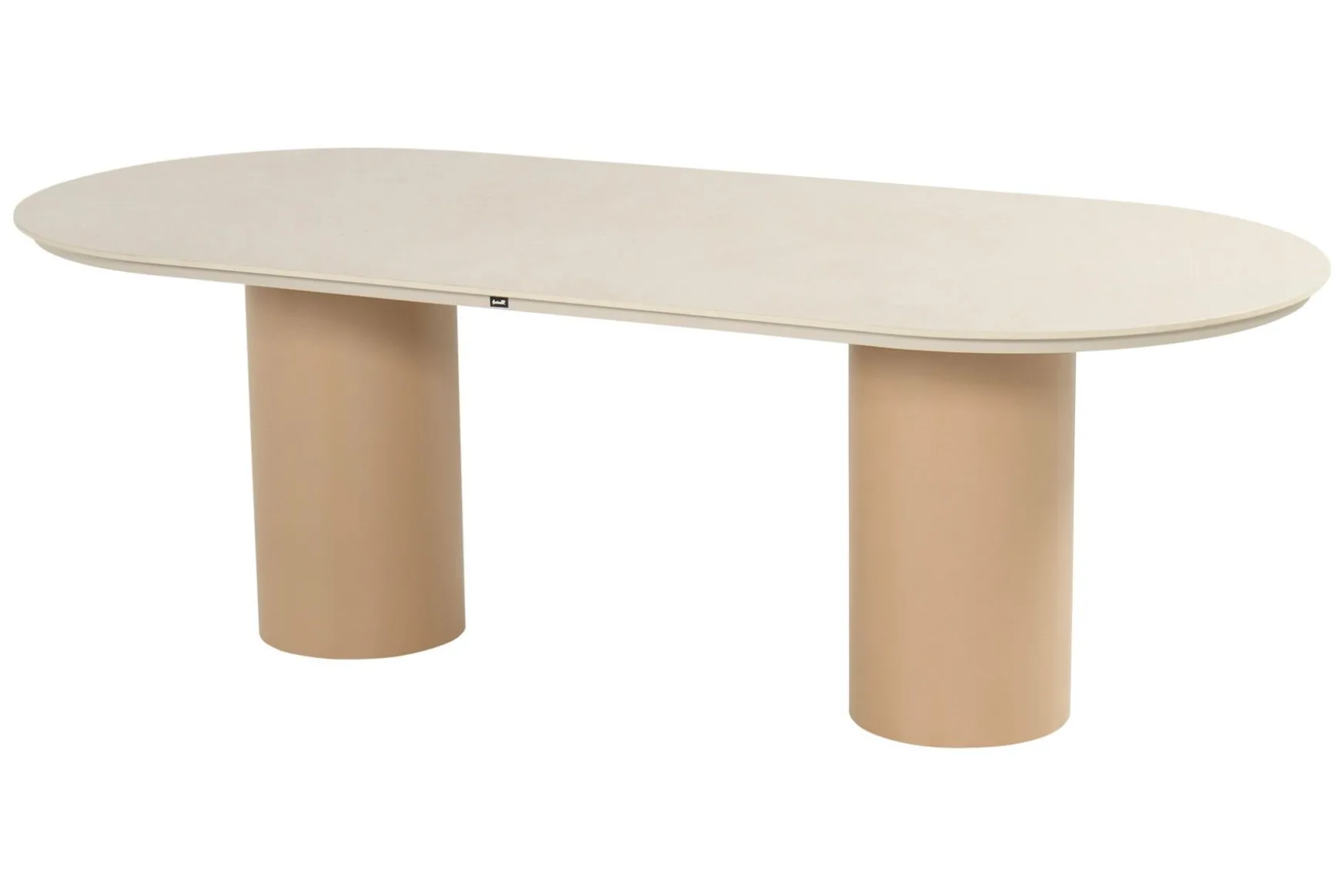Hartman Toledo/Valencia ovale tuinset voor 6 personen 220x100 cm. - Cappuccino