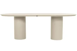 Hartman Toledo/Valencia ovale tuinset voor 6 personen 220x100 cm. - Sand
