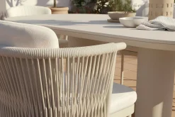 Hartman Toledo/Valencia ovale tuinset voor 6 personen 220x100 cm. - Sand