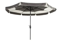Hartman Tubb stokparasol Ø300 cm. - Donkergrijs OP=OP