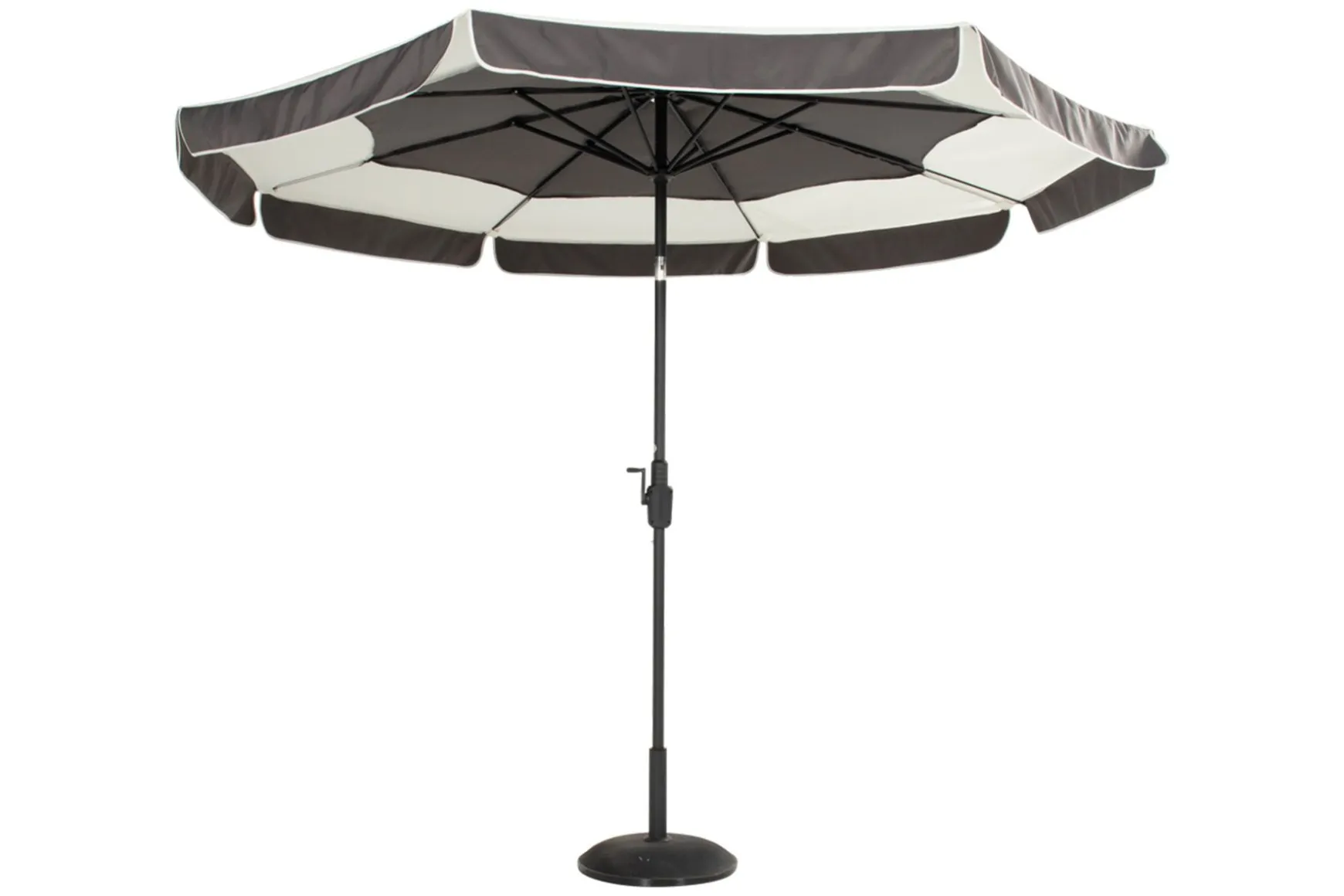 Hartman Tubb stokparasol Ø300 cm. - Donkergrijs OP=OP
