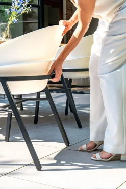Hartman Tubb verstelbare tuinstoel (dining & lounge) - Royal White