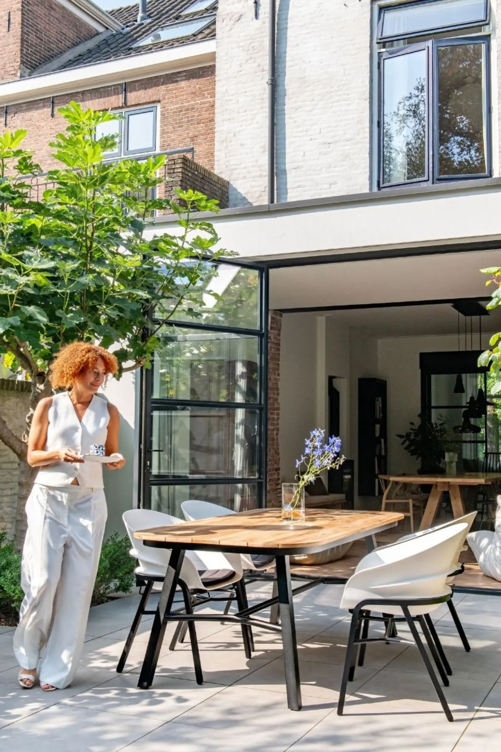 Hartman Tubb verstelbare tuinstoel (dining & lounge) - Royal White