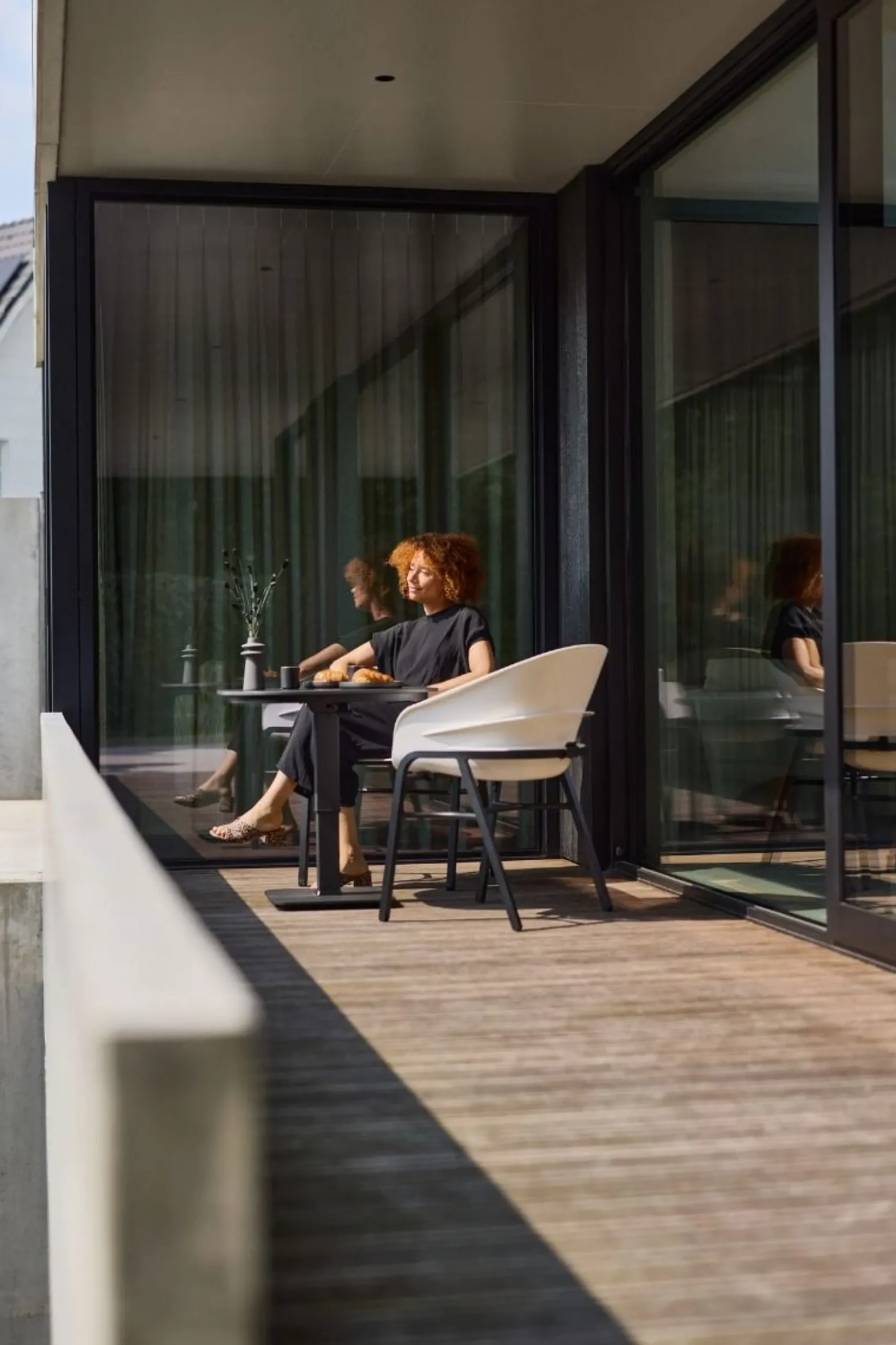 Hartman Tubb verstelbare tuinstoel (dining & lounge) - Royal White