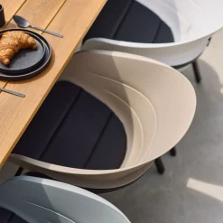 Hartman Tubb verstelbare tuinstoel (dining & lounge) - Soft Taupe