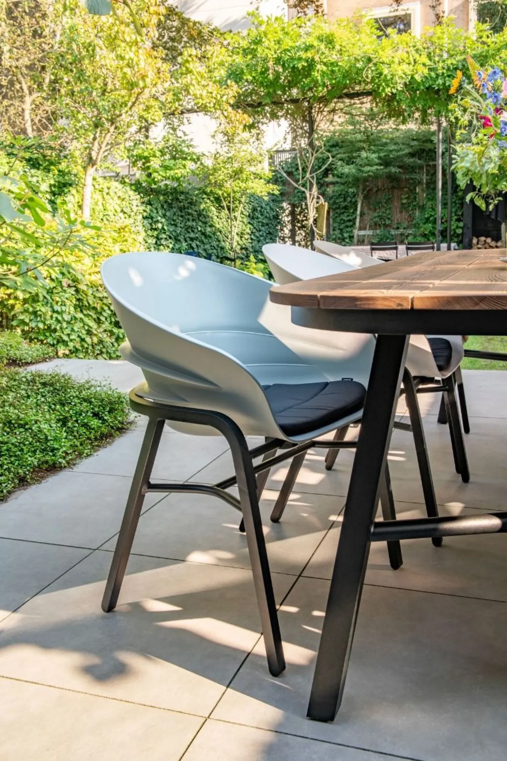 Hartman Tubb verstelbare tuinstoel (dining & lounge) - Concrete Grey