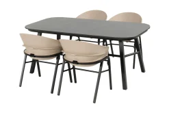 Hartman Tubb verstelbare tuinset 185x100 cm. (5-delig) - Keramiek/Soft Taupe