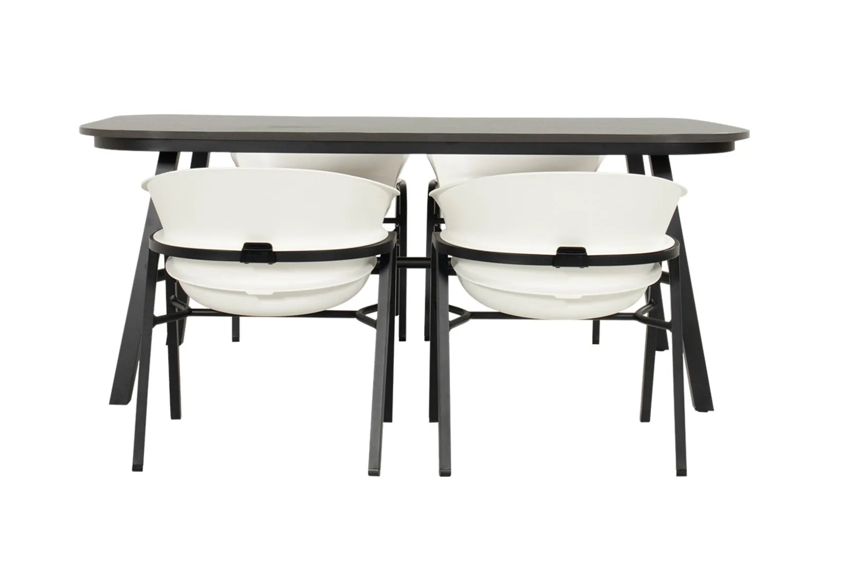 Hartman Tubb verstelbare tuinset 185x100 cm. (5-delig) - Keramiek/Royal White