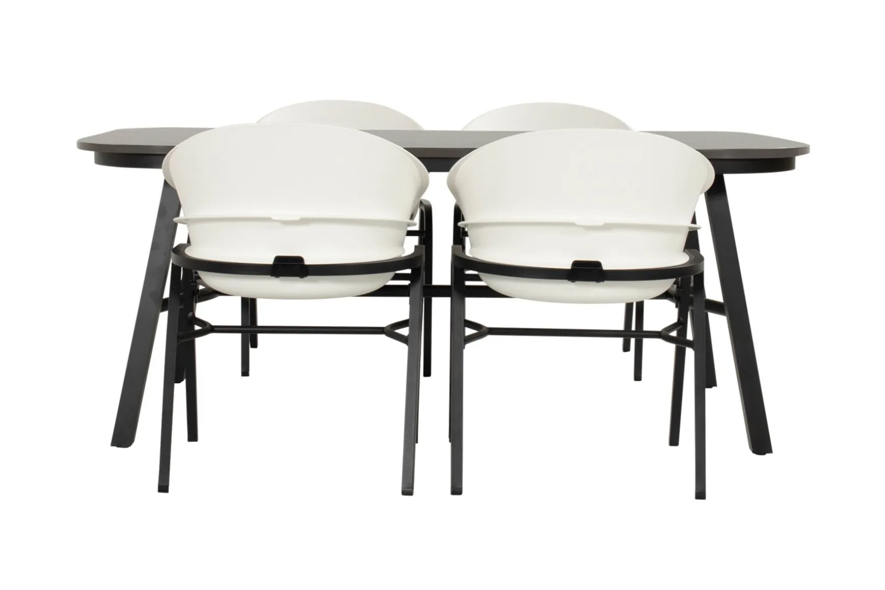 Hartman Tubb verstelbare tuinset 185x100 cm. (5-delig) - Keramiek/Royal White