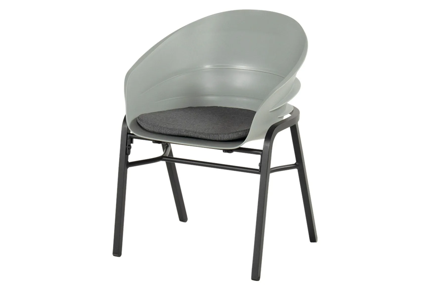 Hartman Tubb verstelbare tuinset 185x100 cm. (5-delig) - Keramiek/Concrete Grey