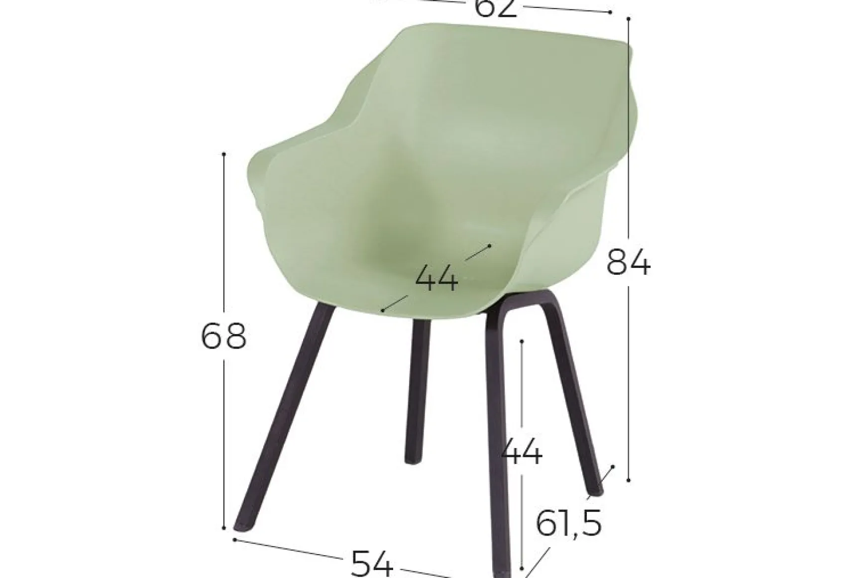 Hartman tuinset - Heron tuintafel 240 cm. + Sophie Element French Green