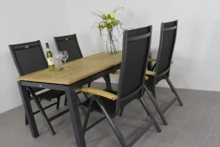 Hartman tuinset Sonata tuintafel 160 cm. - Roma tuinstoelen
