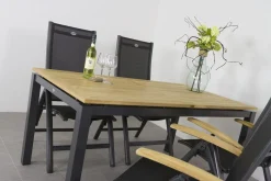 Hartman tuinset Sonata tuintafel 160 cm. - Roma tuinstoelen