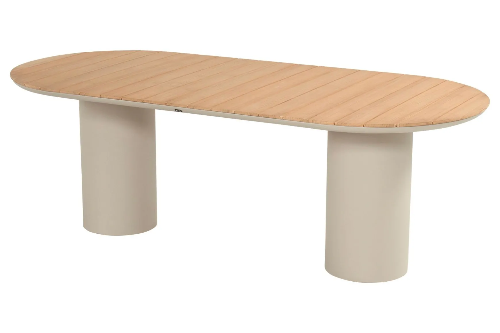 Hartman Valencia ovale dining tuintafel 220x100 cm. - Teak/Beige