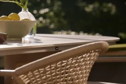 Hartman Valencia ovale dining tuintafel 220x100 cm. - Cappuccino/Beige