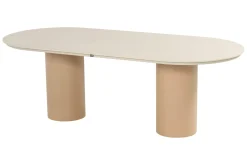 Hartman Valencia ovale dining tuintafel 280x100 cm. - Cappuccino