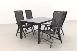 Hartman Valentino/Baltimor 150 cm. verstelbare tuinset - 5-delig