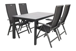 Hartman Valentino/Baltimor 150 cm. verstelbare tuinset - 5-delig