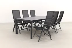 Hartman Valentino/Baltimor 220 cm. verstelbare tuinset - 7-delig