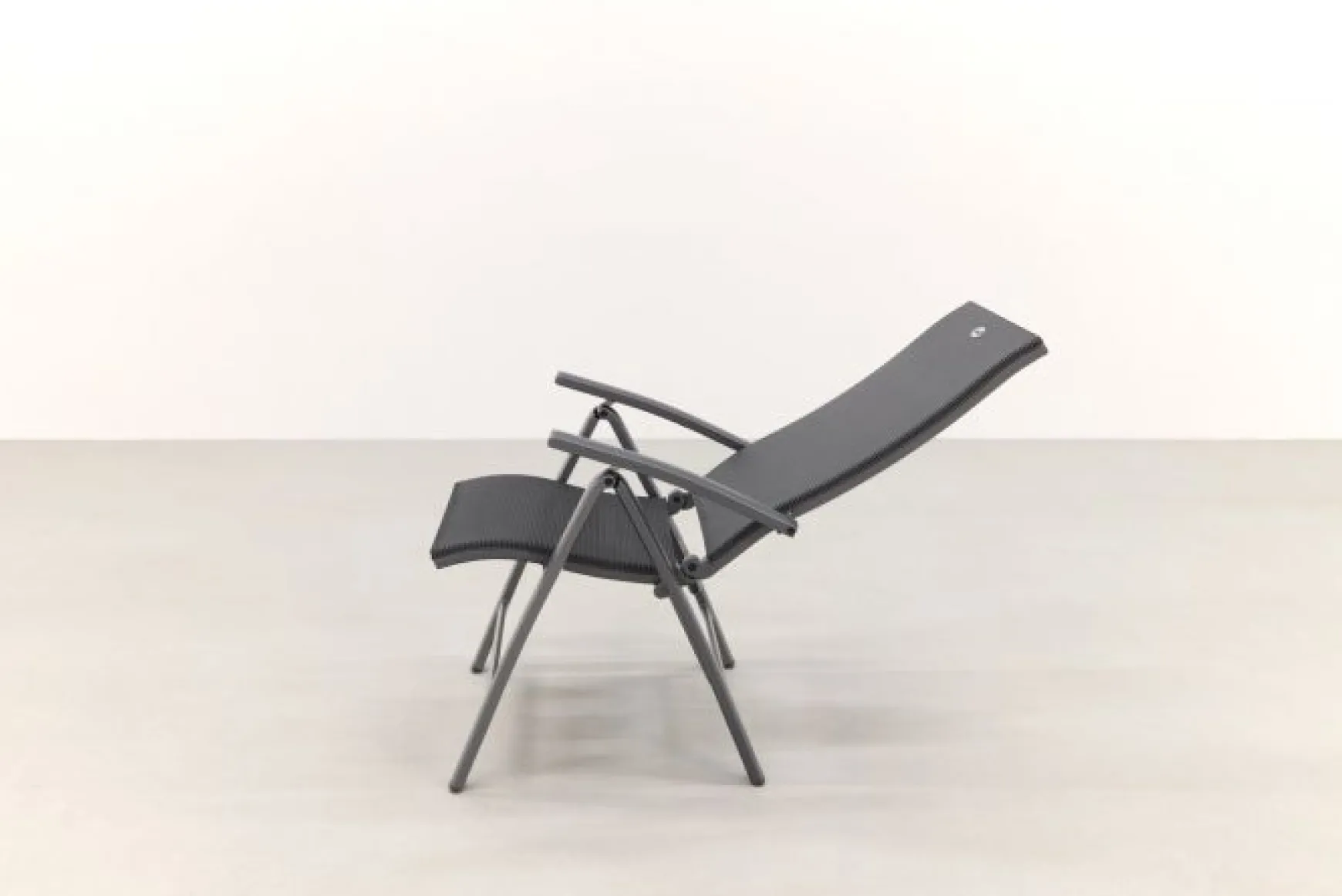 Hartman Valentino/Kings 6-persoons verstelbare dining tuinset 220x100 cm. - Antraciet
