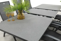 Hartman Valentino/Montreal verstelbare tuinset met uitschuifbare tuintafel