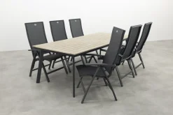 Hartman Valentino/Vigo 230x100 cm. verstelbare tuinset 7-delig