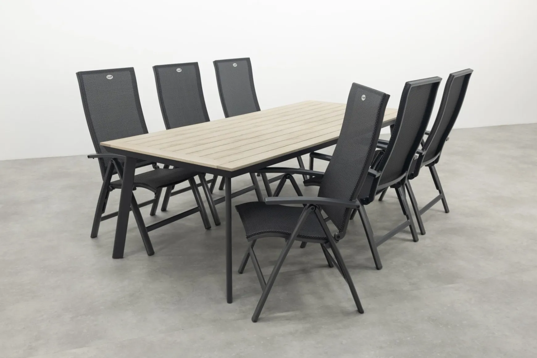 Hartman Valentino/Vigo 230x100 cm. verstelbare tuinset 7-delig