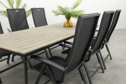 Hartman Valentino/Vigo 230x100 cm. verstelbare tuinset 7-delig