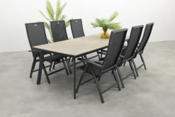 Hartman Valentino/Vigo 230x100 cm. verstelbare tuinset 7-delig
