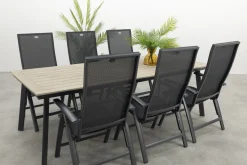 Hartman Valentino/Vigo 230x100 cm. verstelbare tuinset 7-delig