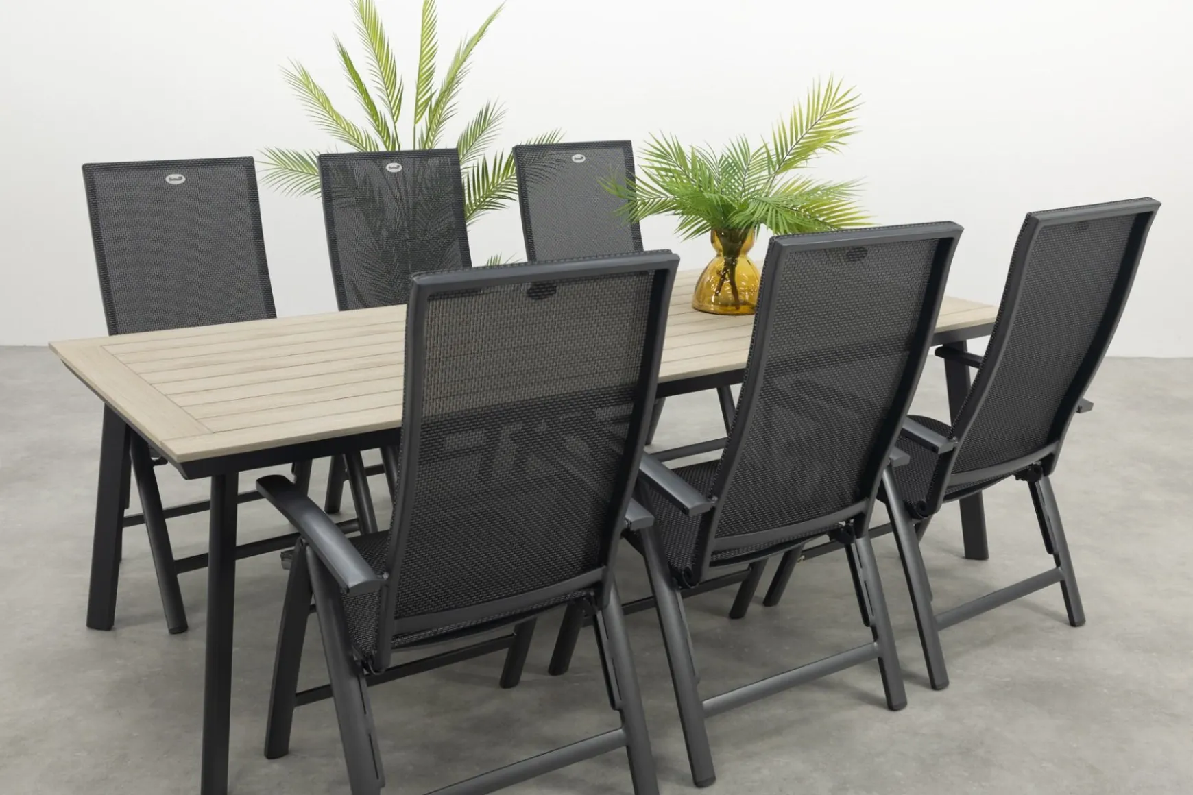 Hartman Valentino/Vigo 230x100 cm. verstelbare tuinset 7-delig