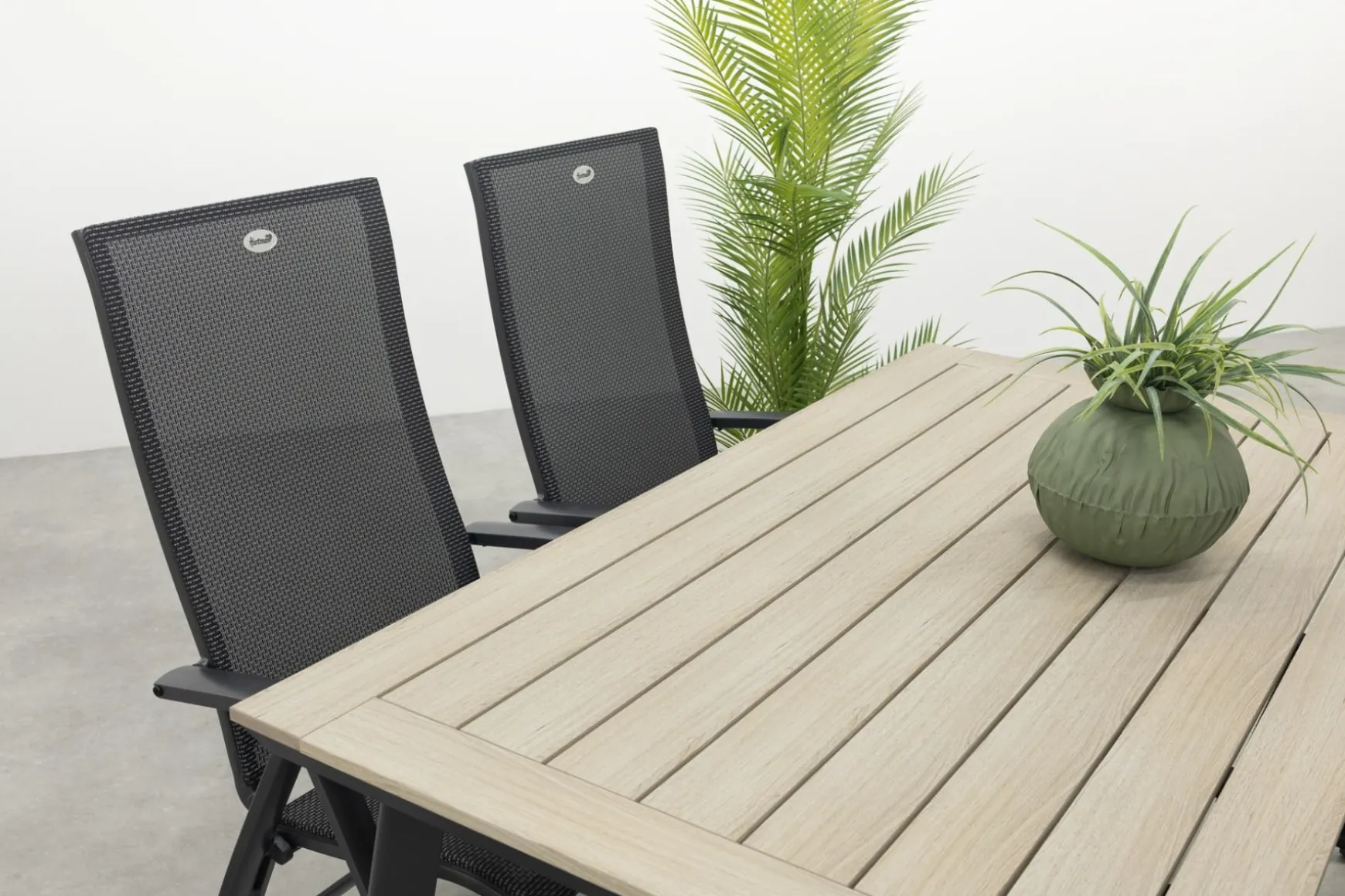 Hartman Valentino/Vigo 160x90 cm. verstelbare tuinset 5-delig
