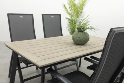 Hartman Valentino/Vigo 160x90 cm. verstelbare tuinset 5-delig