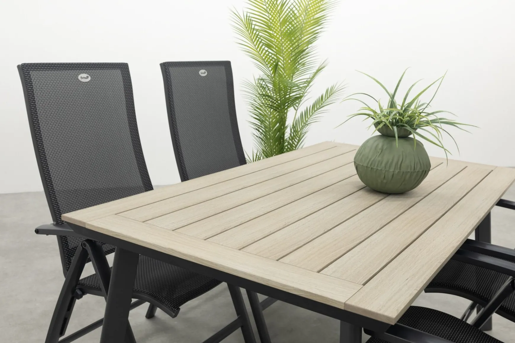 Hartman Valentino/Vigo 160x90 cm. verstelbare tuinset 5-delig